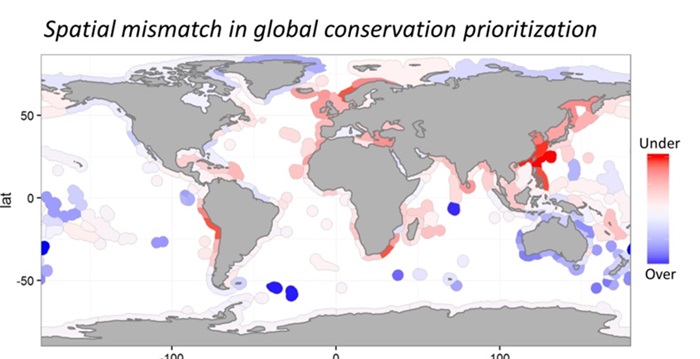 Spatial mismatch in global conversation prioritization